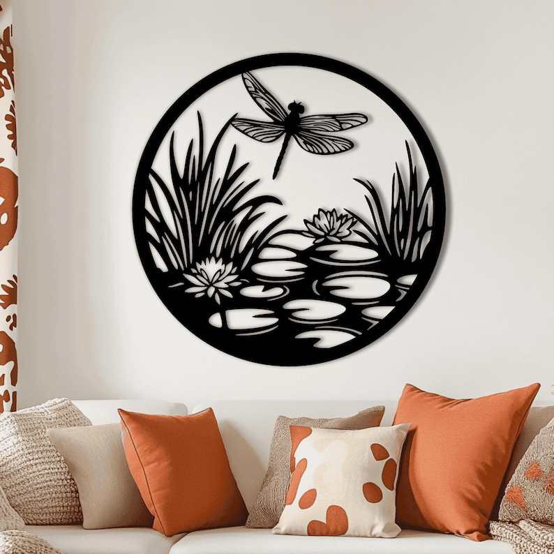 Dragonfly Cutting Files – SVG for Cricut, DXF for Metal Cutting & DIY Wall Art