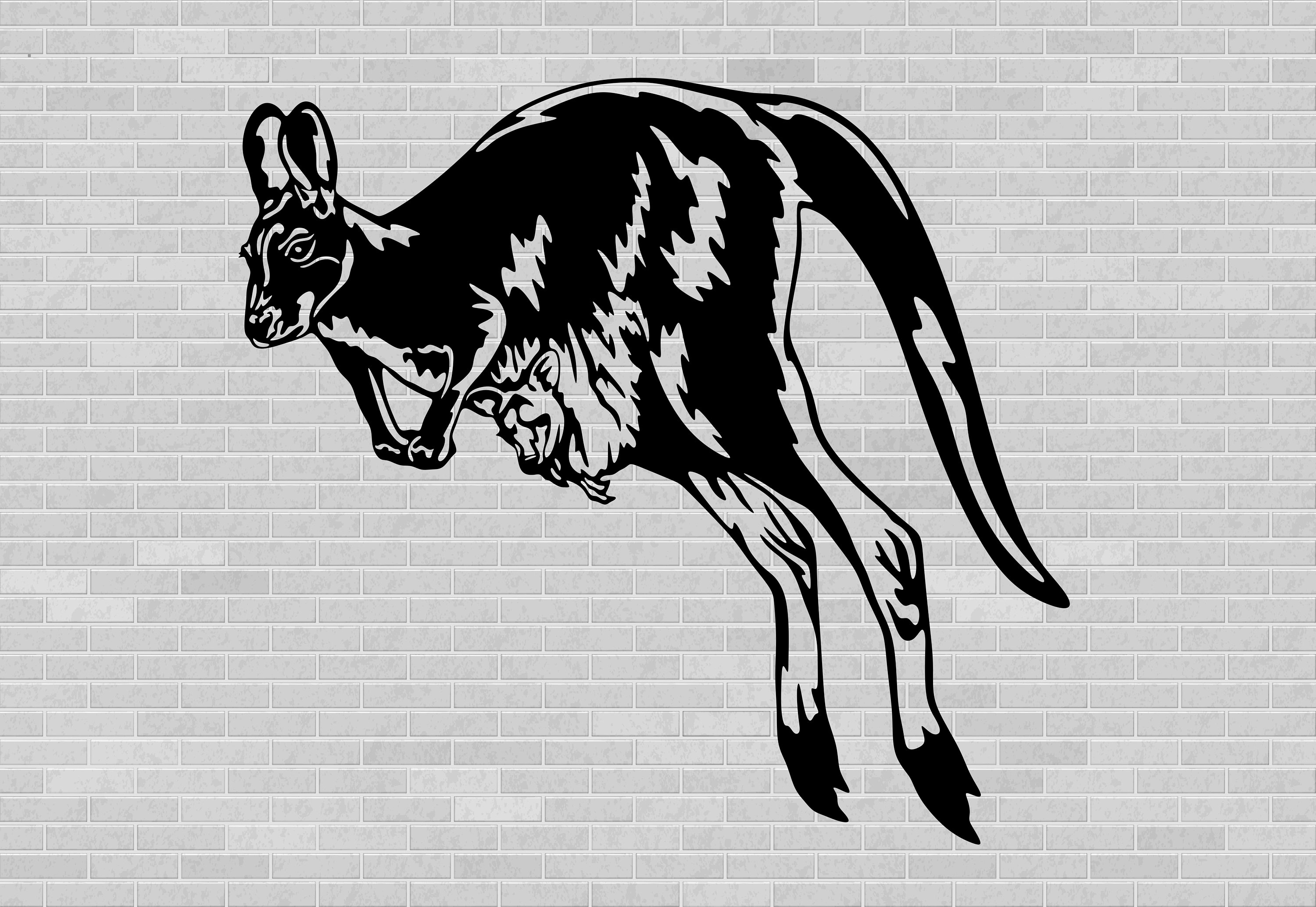 Download Kangaroo Clip Art Kangaroo Svg Kangaroo Silhouette File For Etsy