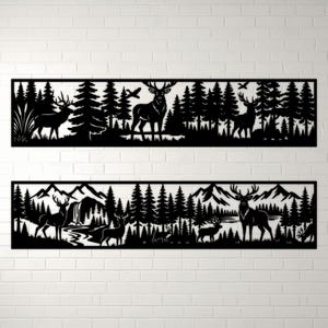 Wildlife CNC Panels SVG DXF Bundle, Laser Cut Files, Plasma Metal Wall ...