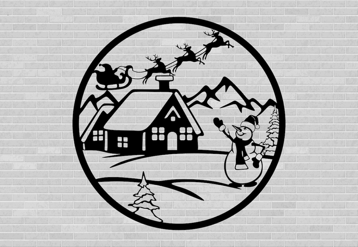 Merry Christmas dxf Christmas for cricut christmas cut file Etsy