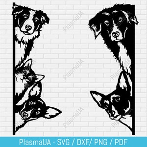 Peeking mascotas svg, mascotas para cricut, perros divertidos svg, archivos de máquina de corte, elaboración de svg, peeking cat dxf, mascotas retrato dxf, archivos de corte de vinilo