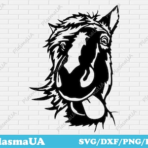 Pferde Dxf Dateien, Pferd für Cricut, niedliche Pferde svg Dateien, Pferde bauernhof dxf, dxf Tiere zum Laserschneiden, svg Schneidedateien für Cricut