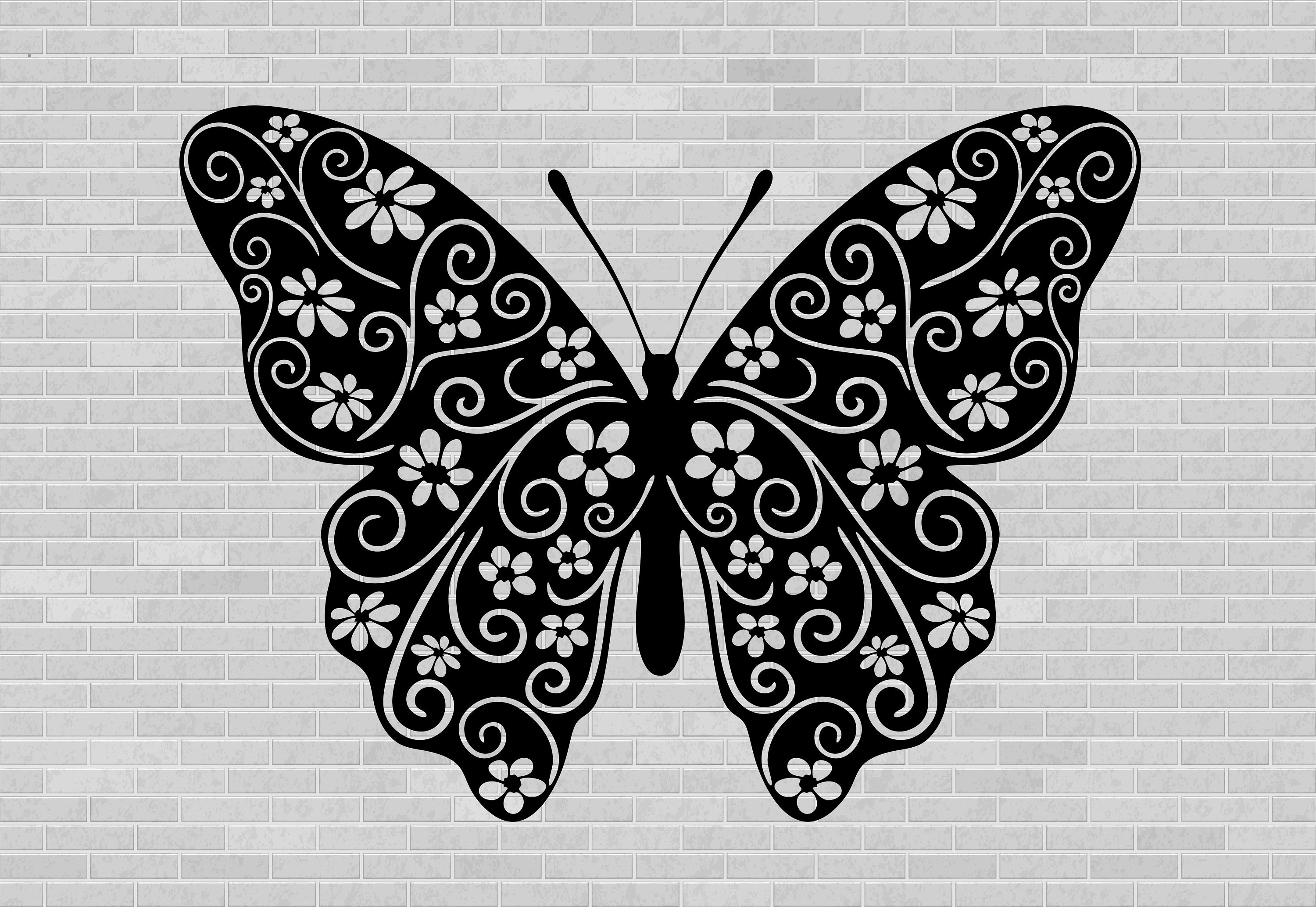 Butterfly Svg Butterfly Clipart Butterfly Png Digital Art Etsy