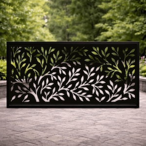 Ornamental screen SVG for CNC plasma metal cutting