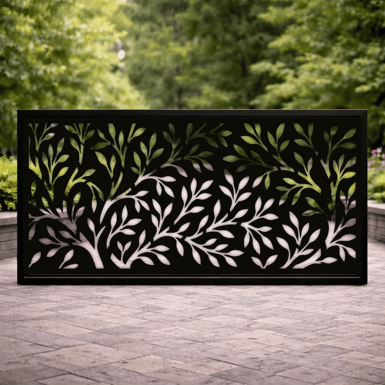 Ornamental screen SVG for CNC plasma metal cutting