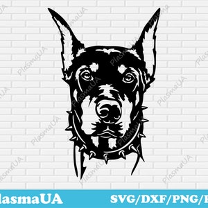Doberman vector images, pet dxf, dog dxf files, cutting dxf files, svg images for cricut, dxf metal art files, pet dog dxf, plasma cut file