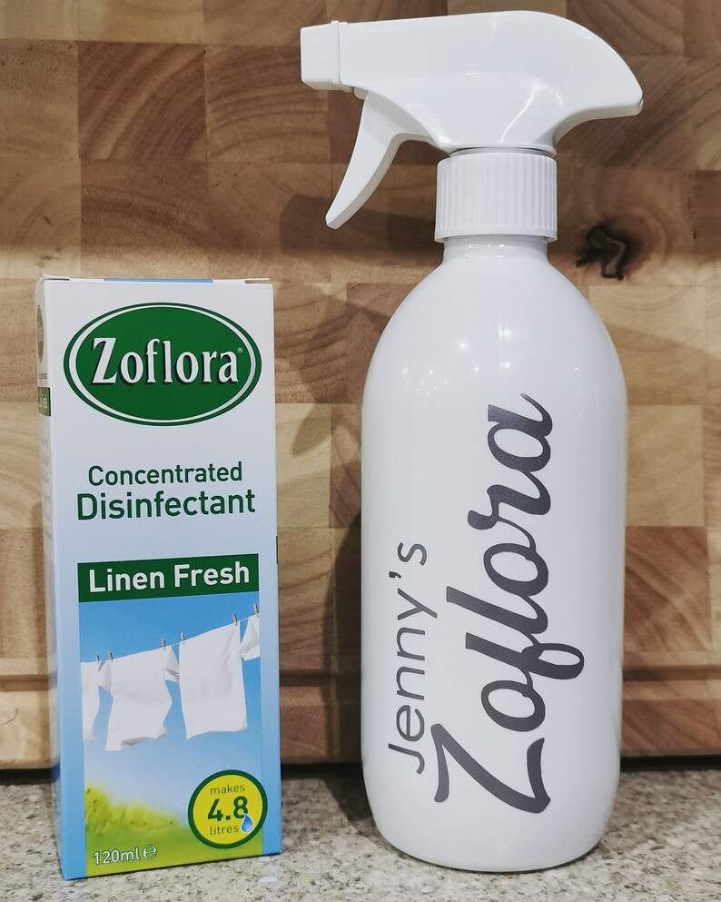 Zoflora Bottle Zoflora Spray Bottle Personalised Spray Etsy Ireland