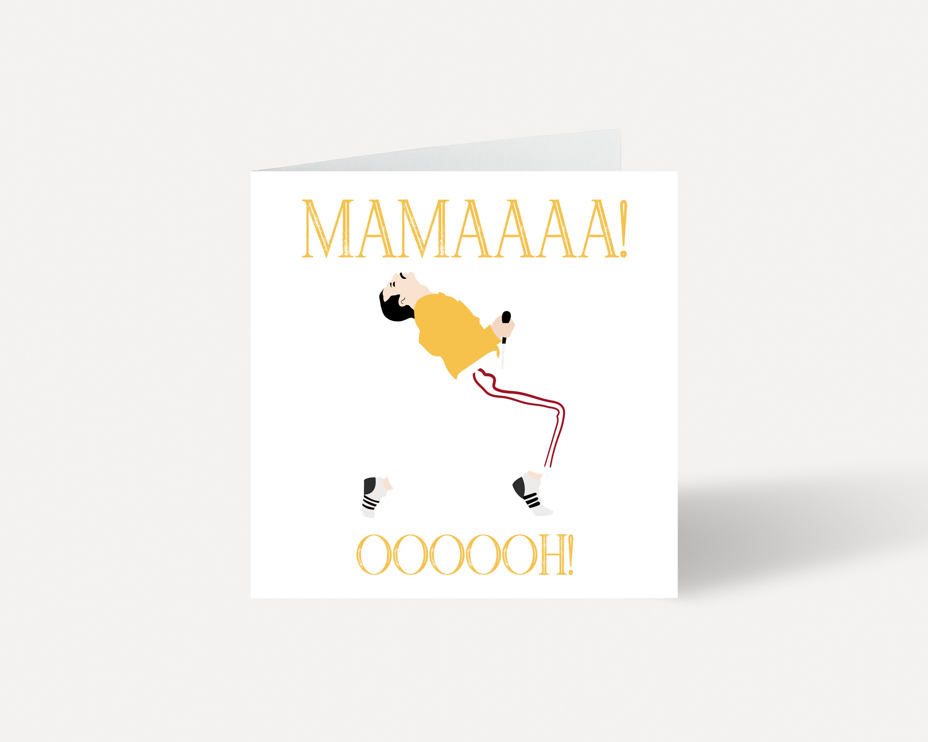 Queen Mothers Day Card Freddie Card Freddie Mum Card Queen - Etsy Ireland