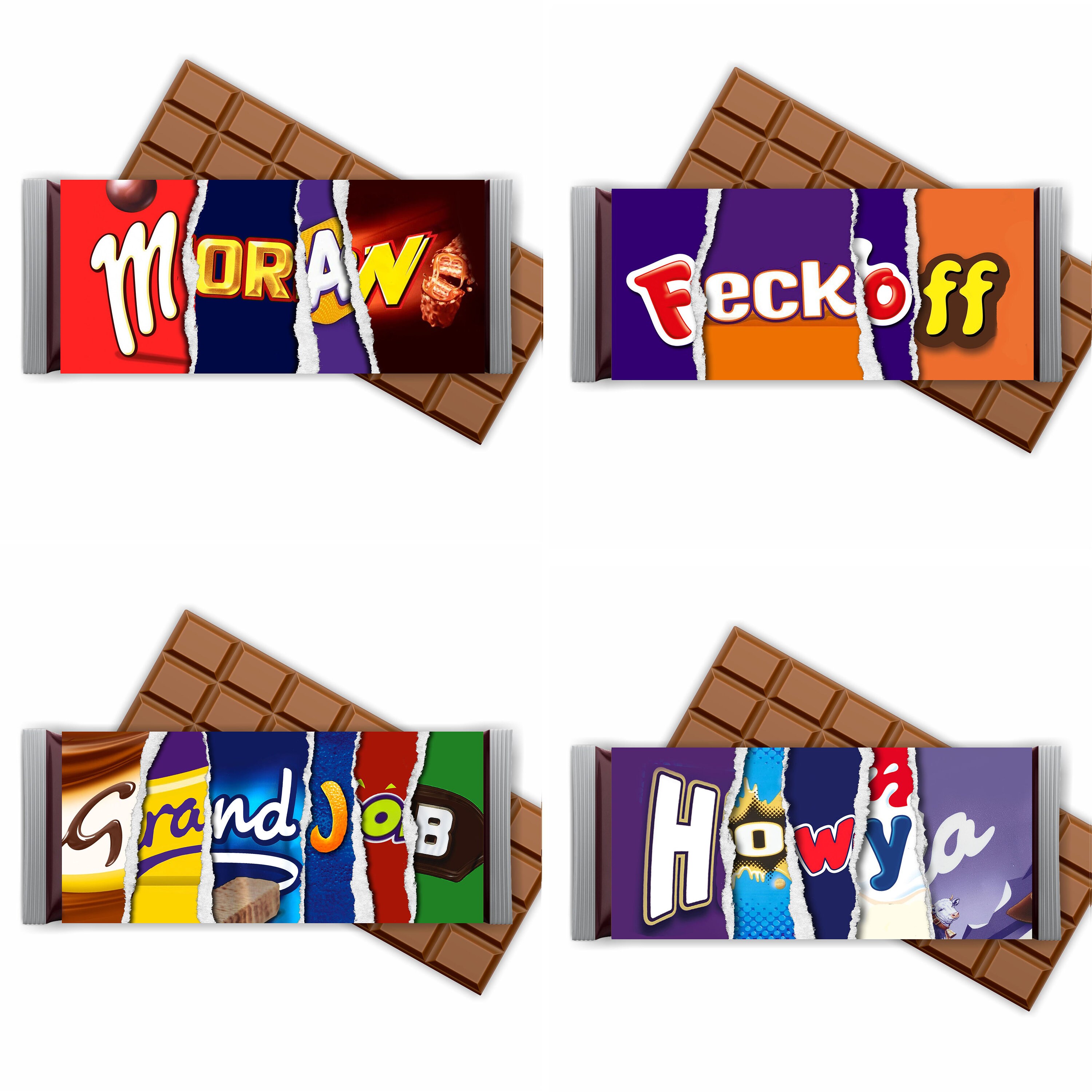 Irish Slang Funny Chocolate Bar Wrapper Chocolate Wrapper Etsy UK
