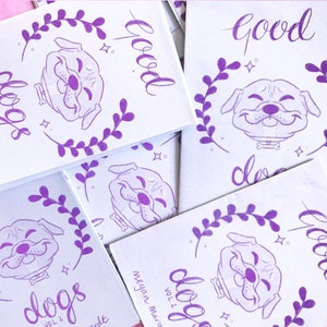 Good Dogs Vol 2 Mini Zine - Handmade Riso Printed Beak Zine - Dog Lover - Pet Dog - Field Guide To Internet Dogs - Cute Gift Ideas