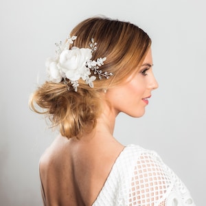 Blossom wedding hair piece