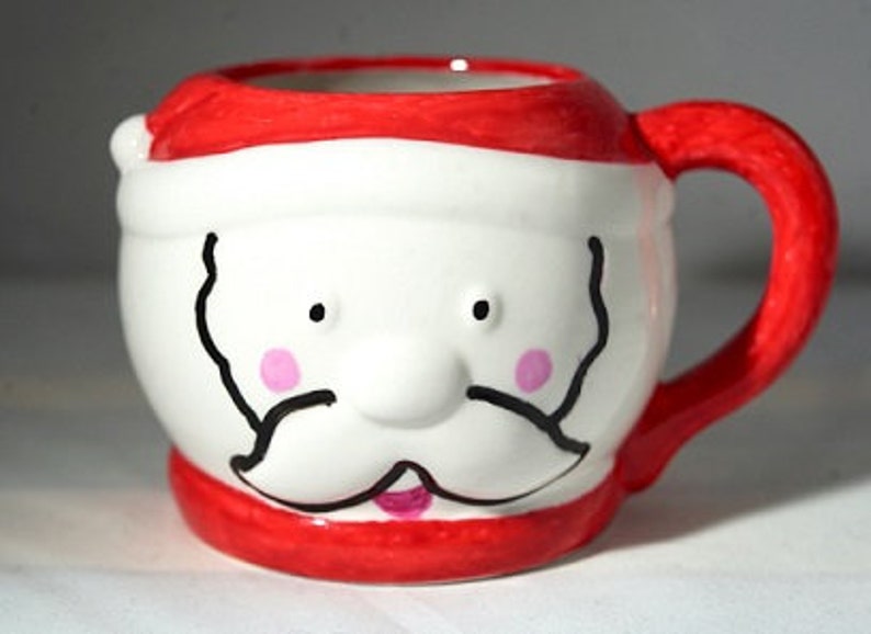 Hand-painted Santa Mug image 1