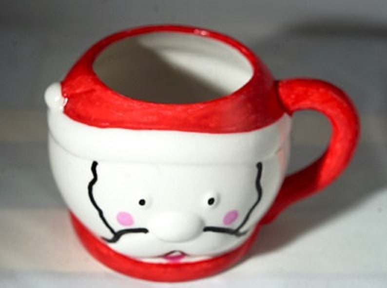 Hand-painted Santa Mug image 2