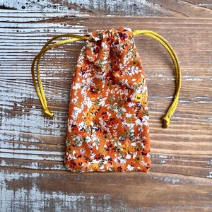 Bracelet Pouch | Small Drawstring Pouch | Gift Wrap Pouch | Cotton Pouch | Jewelry Pouch | Small Item Pouch | Crystal Pouch | Gifting Pouch