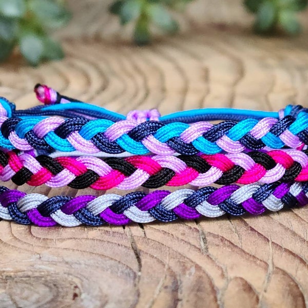 NYLON Cord | Braided Adjustable Bracelet | Choose Your Colors