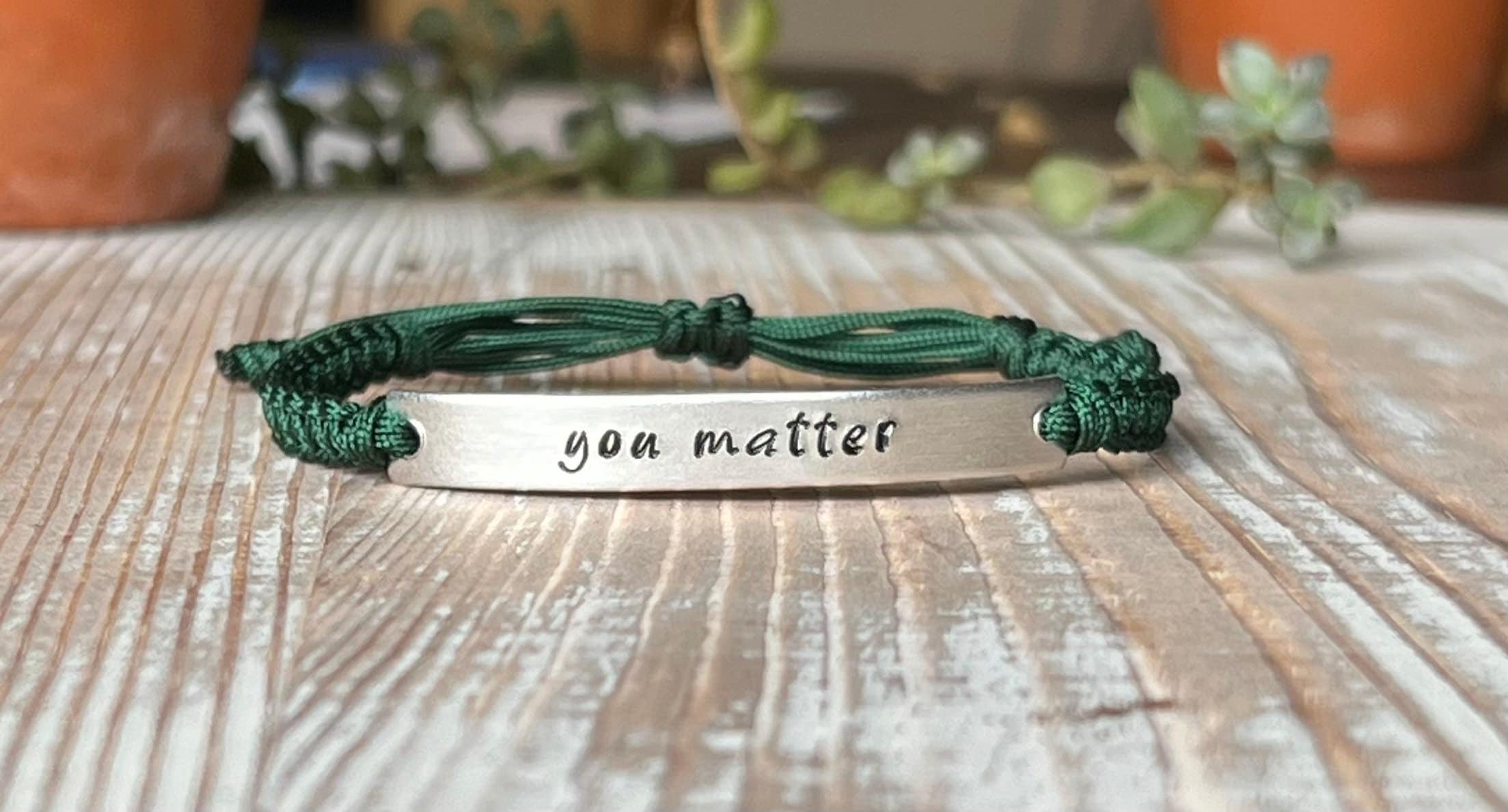 You Matter Bracelet Etsy