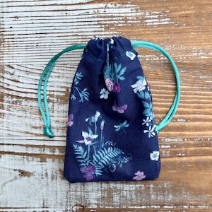 Bracelet Pouch | Small Drawstring Pouch | Gift Wrap Pouch | Cotton Pouch | Jewelry Pouch | Small Item Pouch | Crystal Pouch | Gifting Pouch