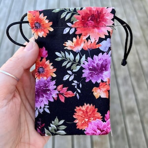 Bracelet Pouch | Small Drawstring Pouch | Gift Wrap Pouch | Cotton Pouch | Jewelry Pouch | Small Item Pouch | Crystal Pouch | Gifting Pouch