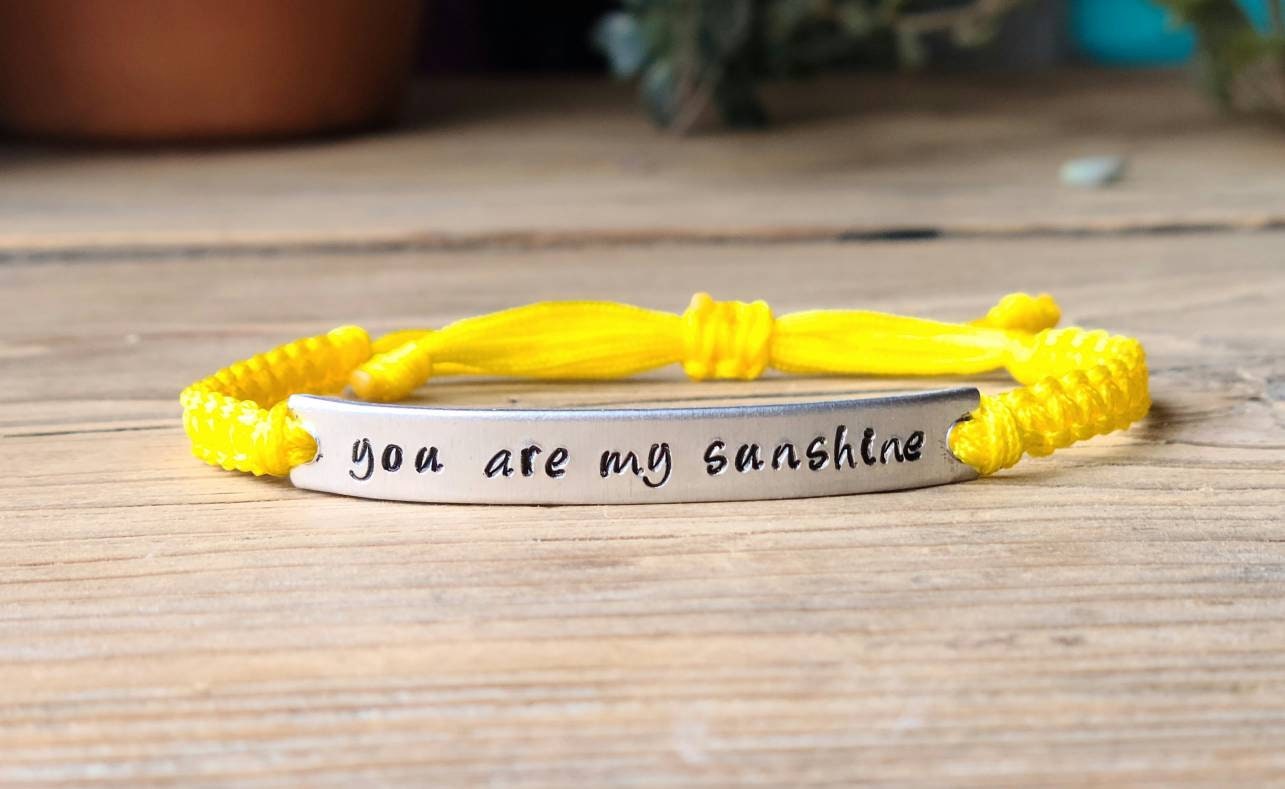 Admiration - You are my sunshine bracelet, Round shape, White, Rose  gold-tone plated