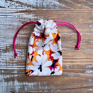 Bracelet Pouch | Small Drawstring Pouch | Gift Wrap Pouch | Cotton Pouch | Jewelry Pouch | Small Item Pouch | Crystal Pouch | Gifting Pouch