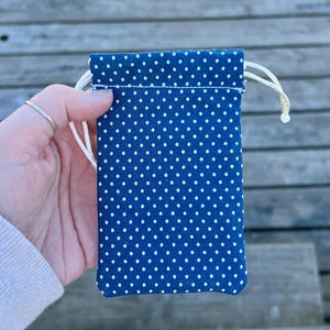 Bracelet Pouch | Small Drawstring Pouch | Gift Wrap Pouch | Cotton Pouch | Jewelry Pouch | Small Item Pouch | Crystal Pouch | Gifting Pouch