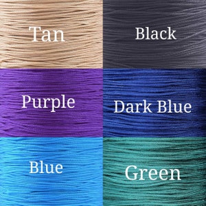 NYLON Cord | Double Strand Braided Bracelet | Adjustable | Choose Color | Add On Bracelet image 6