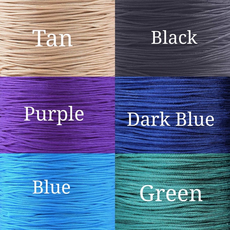NYLON Cord | Double Strand Braided Bracelet | Adjustable | Choose Color | Add On Bracelet image 6