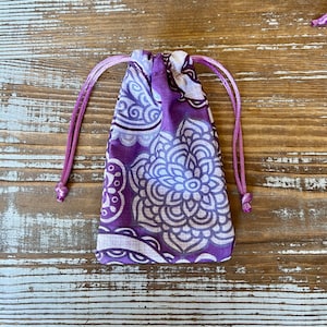 Bracelet Pouch | Small Drawstring Pouch | Gift Wrap Pouch | Cotton Pouch | Jewelry Pouch | Small Item Pouch | Crystal Pouch | Gifting Pouch