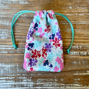 Bracelet Pouch | Small Drawstring Pouch | Gift Wrap Pouch | Cotton Pouch | Jewelry Pouch | Small Item Pouch | Crystal Pouch | Gifting Pouch