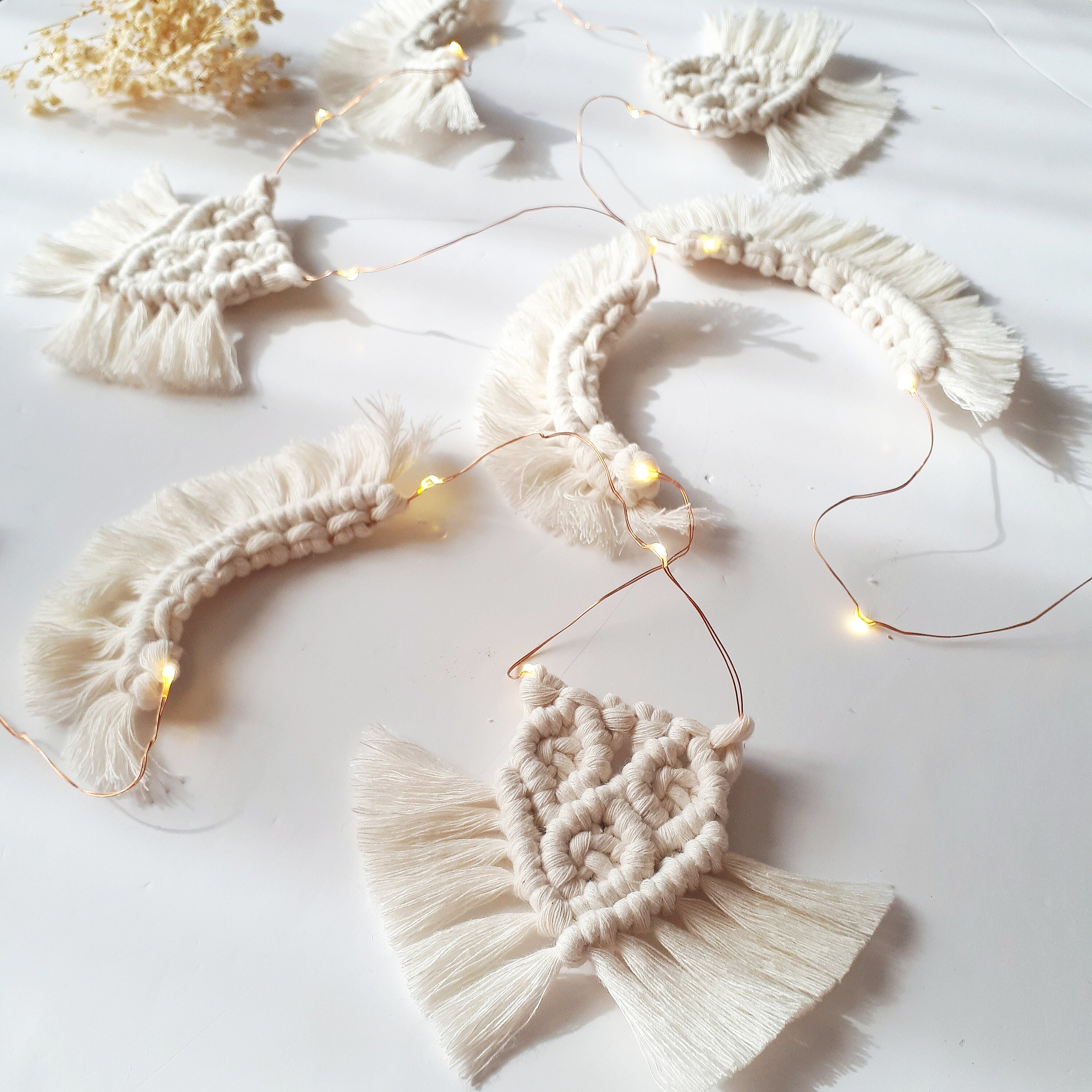 Guirlande Lumineuse Macramé
