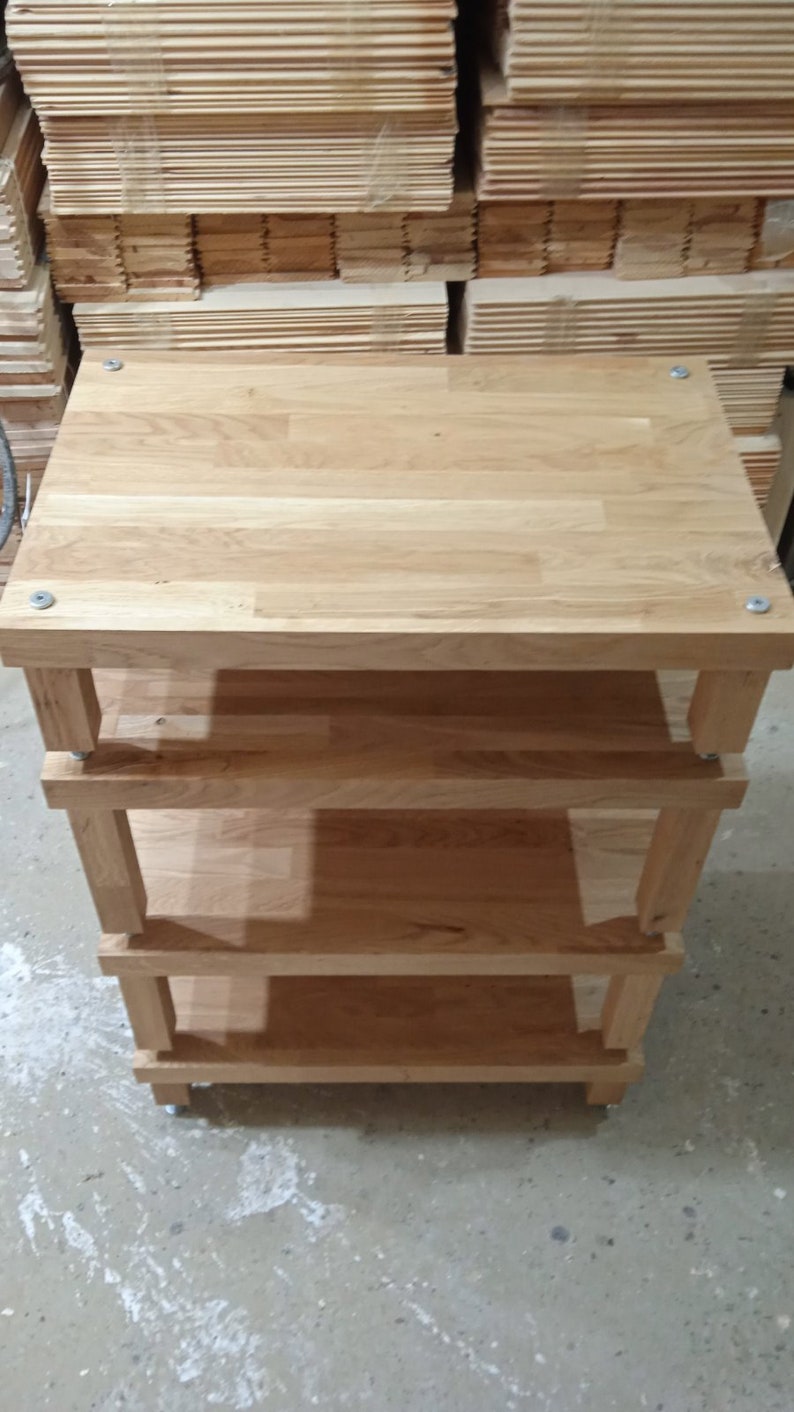 Hi Fi Audio / Video Modular Equipment Rack, Stand, Stereo Glued Solid ...