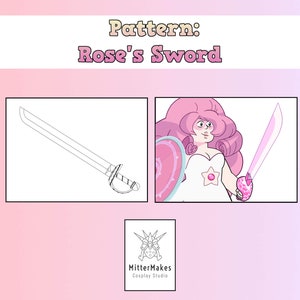 Modello: Spada di Rose Quartz (Steven Universe)