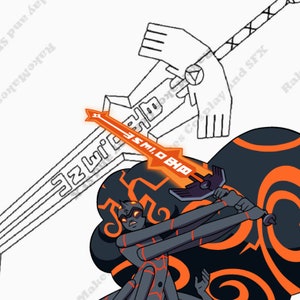 Obsidian Sword Blueprint/Template - Steven Universe
