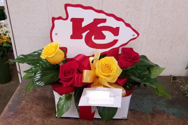 KC Chiefs Yard Garden Stick em Ground Sign Kansas City Grave Etsy