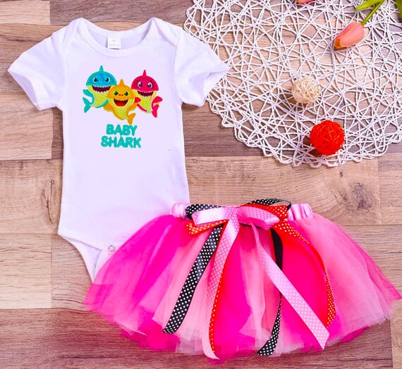 baby shark tutu outfit