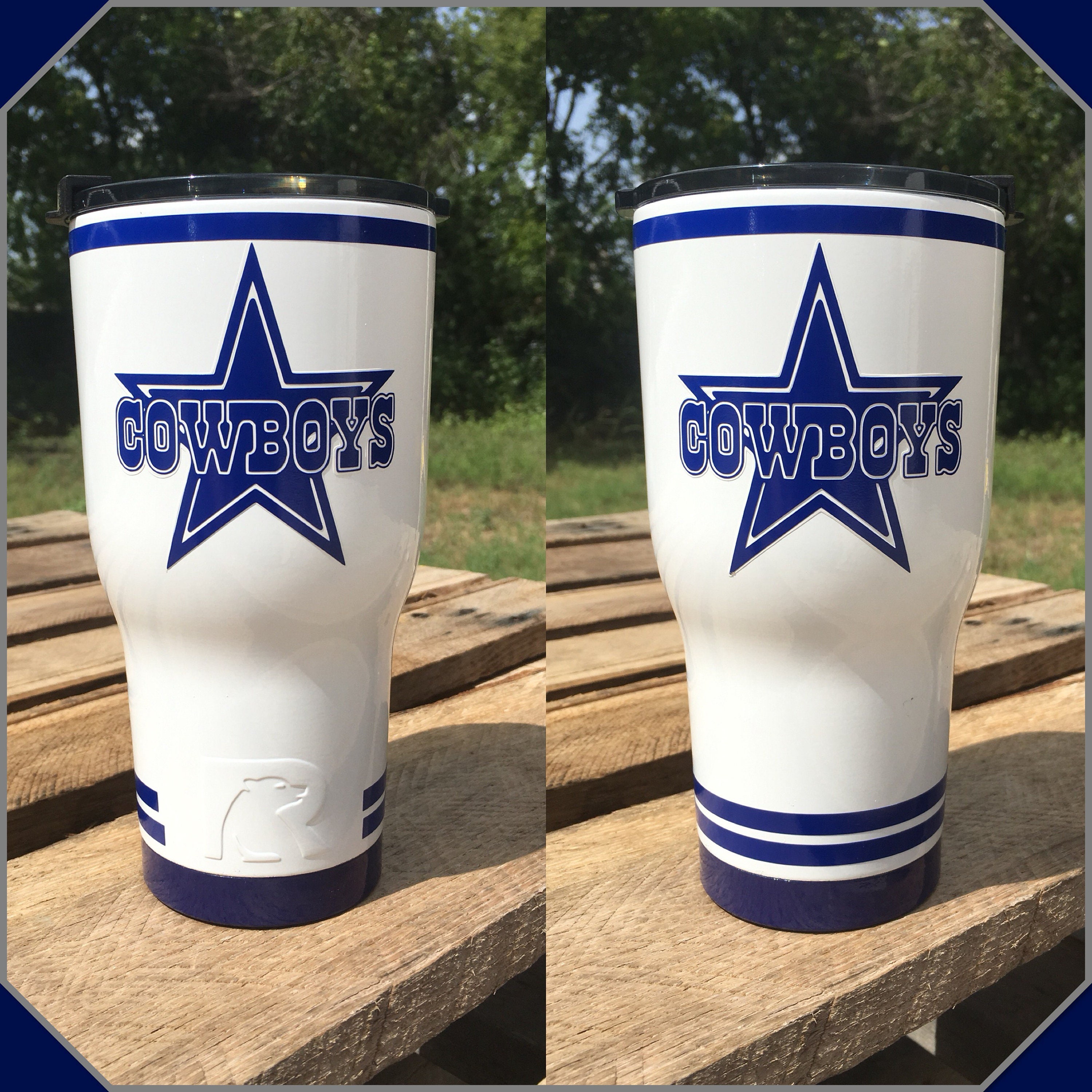 Dallas Cowboys Tumbler Etsy