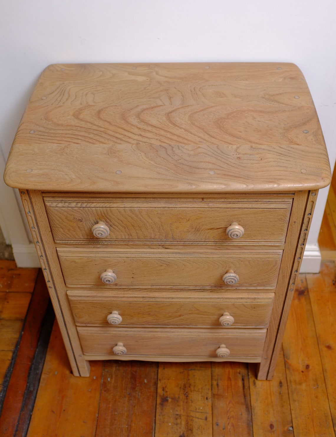 Vintage Retro Ercol Chest of Drawers Old Colonial Etsy
