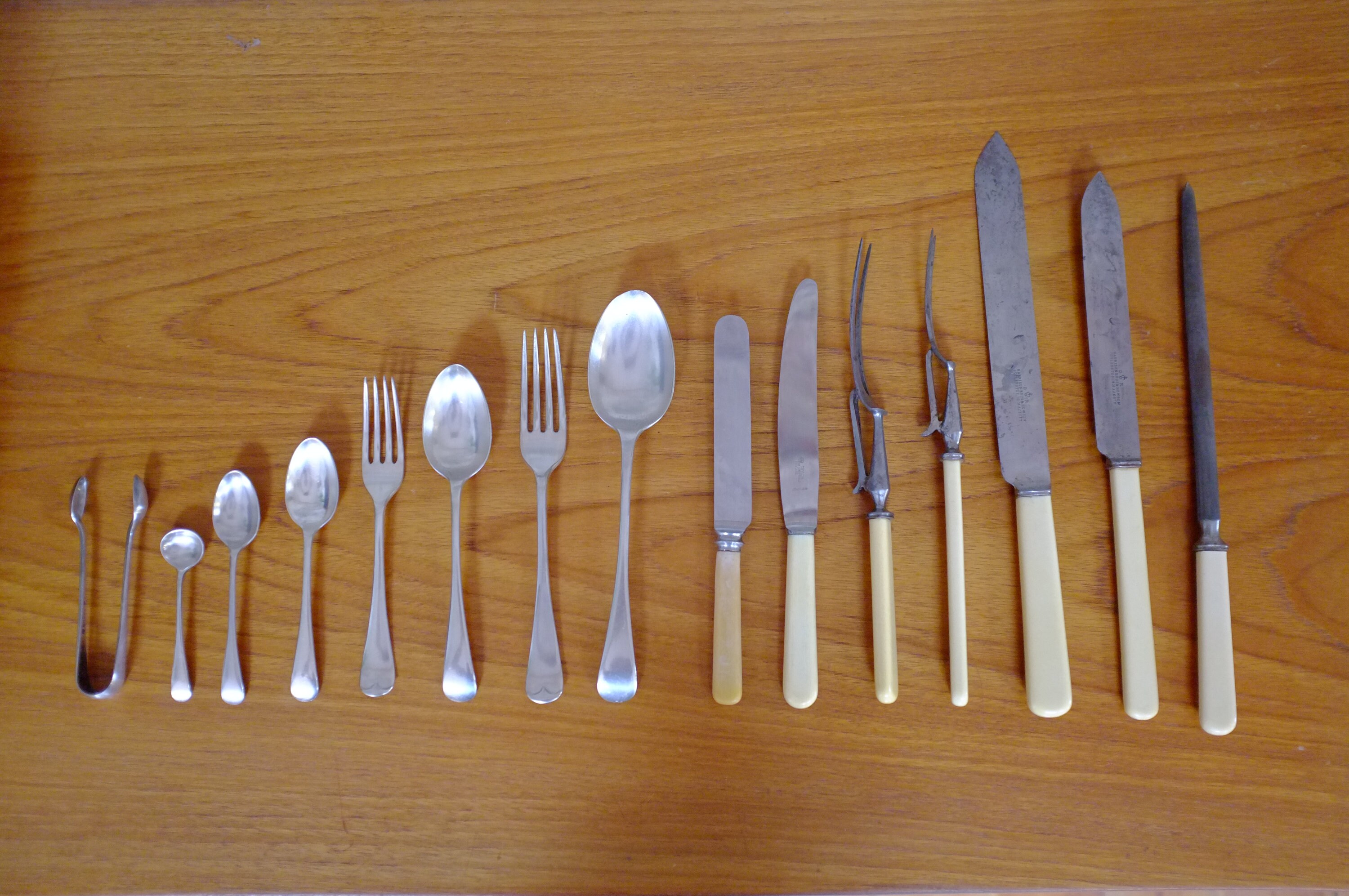 Cutlery Set Antique Canteen x 6 Place Canteen Cutlery Silver Etsy