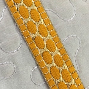 Bordure indienne brodée, Couture de garnitures et embellissements en tissu, Bordure indienne décorative pour sari, Dentelle au fil, Bordure de sari pour mariée