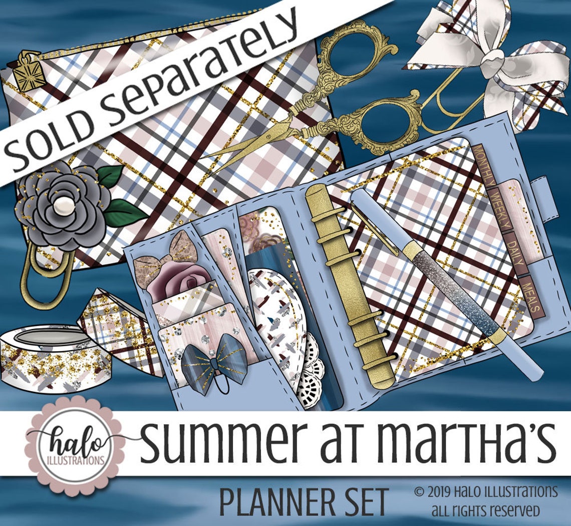 Martha's Vineyard Vineyard Clipart Nautical Clipart Etsy