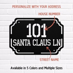 House Numbers Plaque Medium Address Plaque Vertical Custom House Numbers Signs Horizontal metal art Weather-Resistant