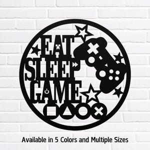 Gamer Name Sign: Unique Metal Wall Art, Game Zone Decor