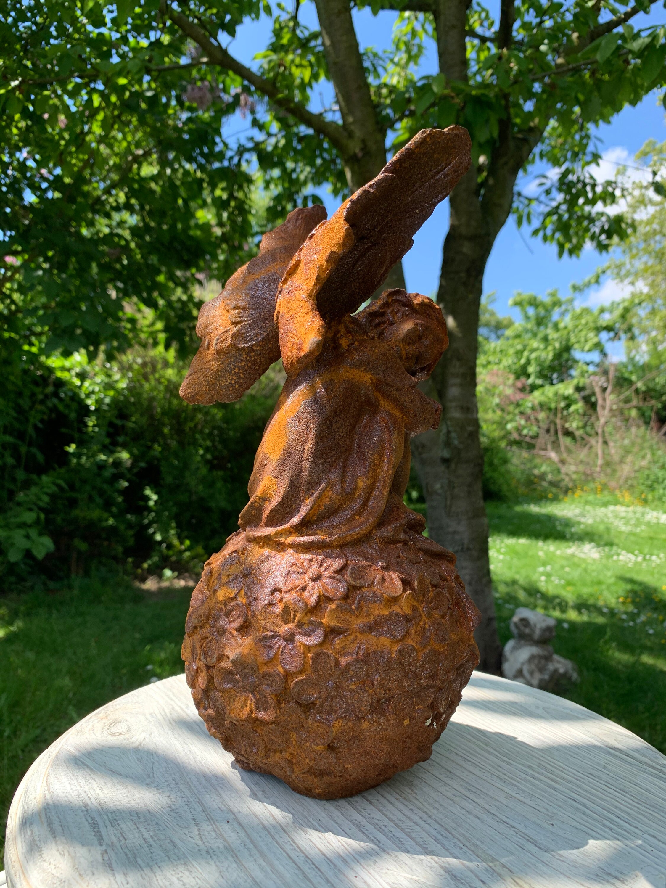 Classic Cast Iron Garden Statue Ornament Garden & Patio Etsy