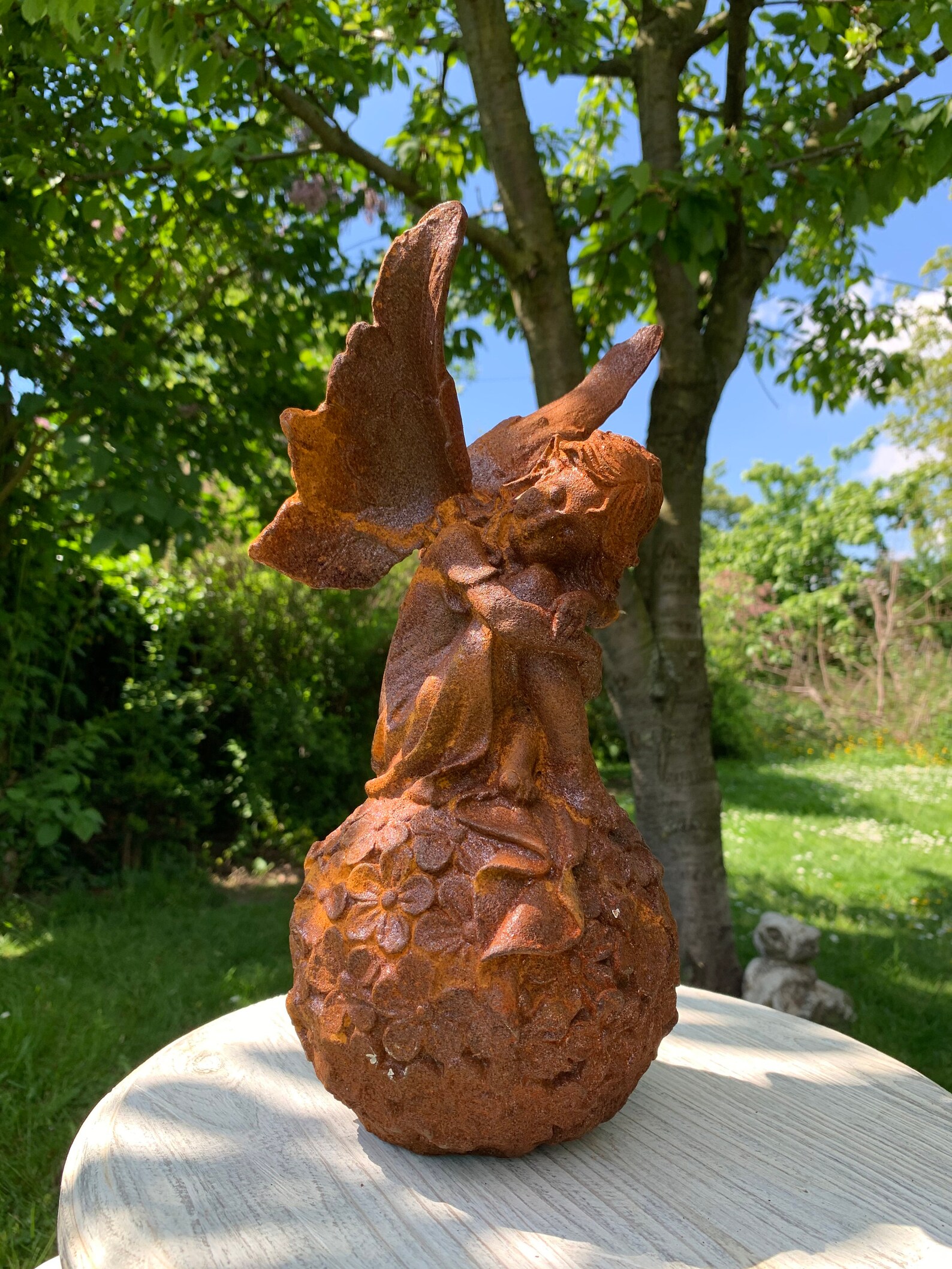 Classic Cast Iron Garden Statue Ornament Garden & Patio Etsy