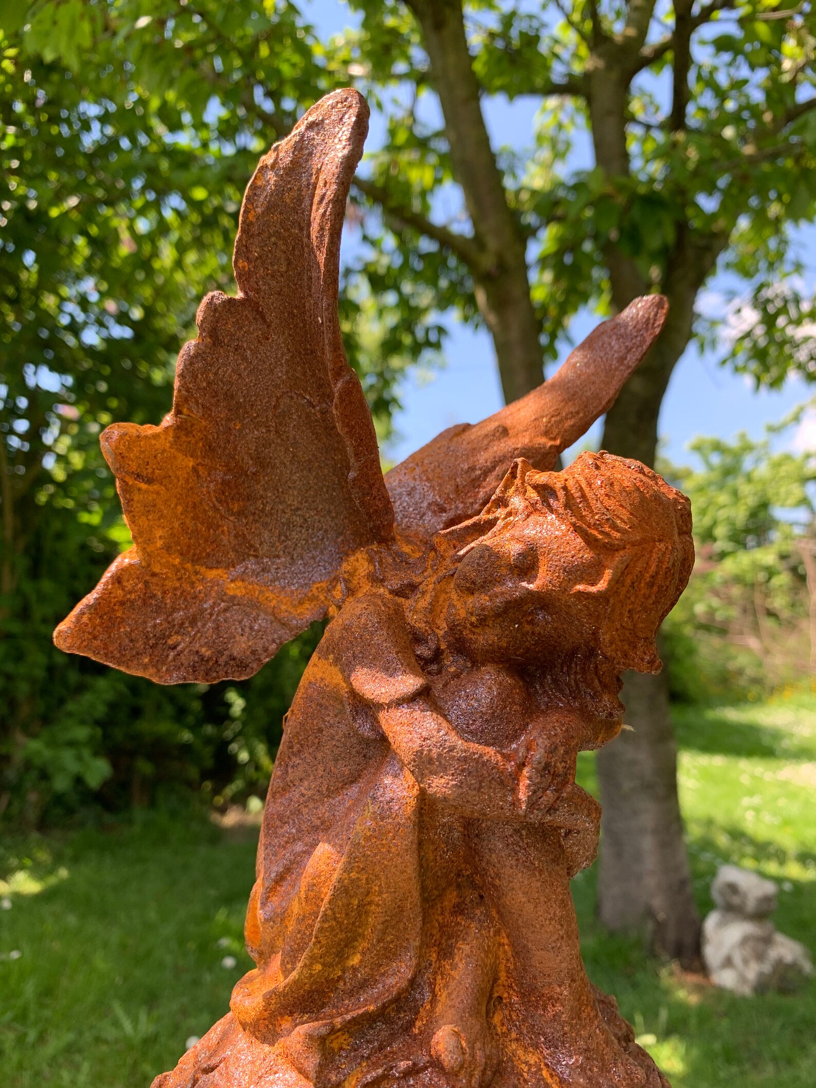 Classic Cast Iron Garden Statue Ornament Garden & Patio Etsy