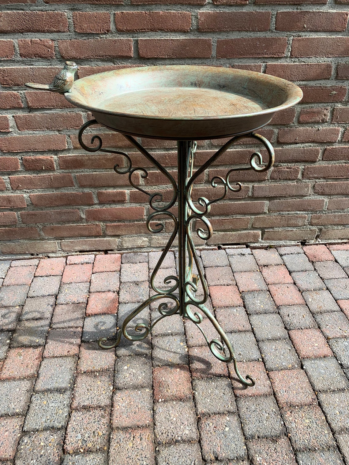 Wrought Iron Bird Bath on Stand Victorian Style Garden and Etsy