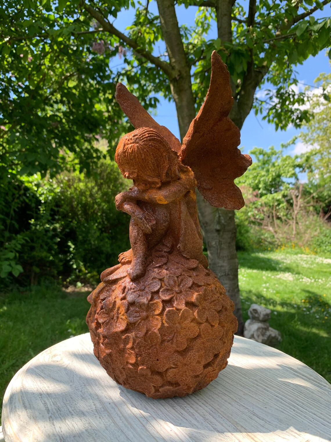 Classic Cast Iron Garden Statue Ornament Garden & Patio Etsy