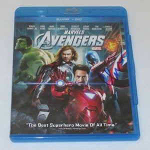 Chris Evans + Chris Hemsworth Signed Autographed Marvel&#39;s The Avengers Blu-Ray + DVD - W/ COA *** Please Read Description ***