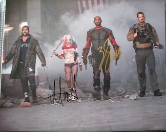 Margot Robbie & Will Smith Signed Autographed Suicide Squad Photo - w/ COA *** Please Read Description ***
