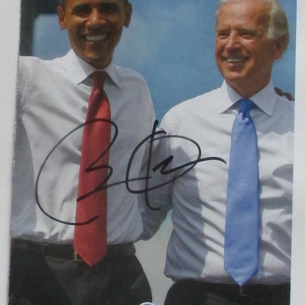 Barack Obama Signed Autographed 2008 US Presidential Campaign Brochure - W/ COA *** Please Read Description ***
